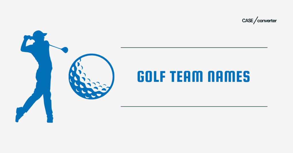 Golf team names