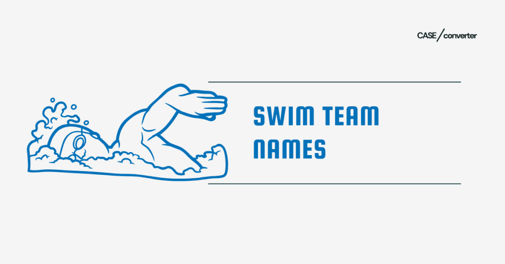 swim Team Names