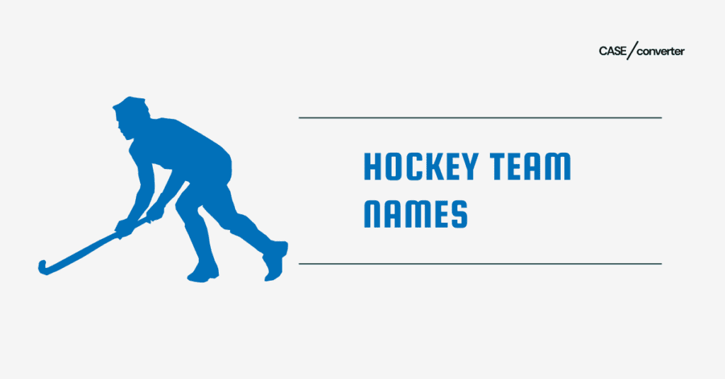 Hockey Team Names