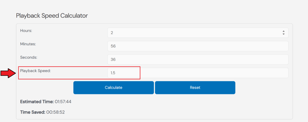 Set Your Playback Speed