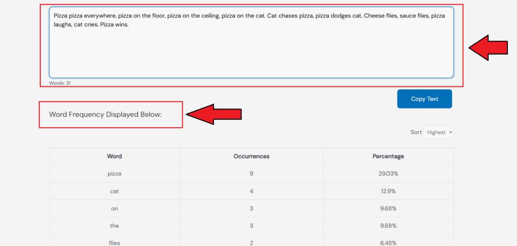 Check the Live Word Count